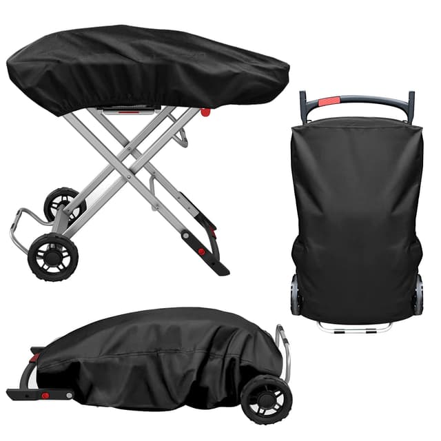 🔥 Gasgrill Abdeckung für Weber Gasgrill Traveler LP Black 9010053