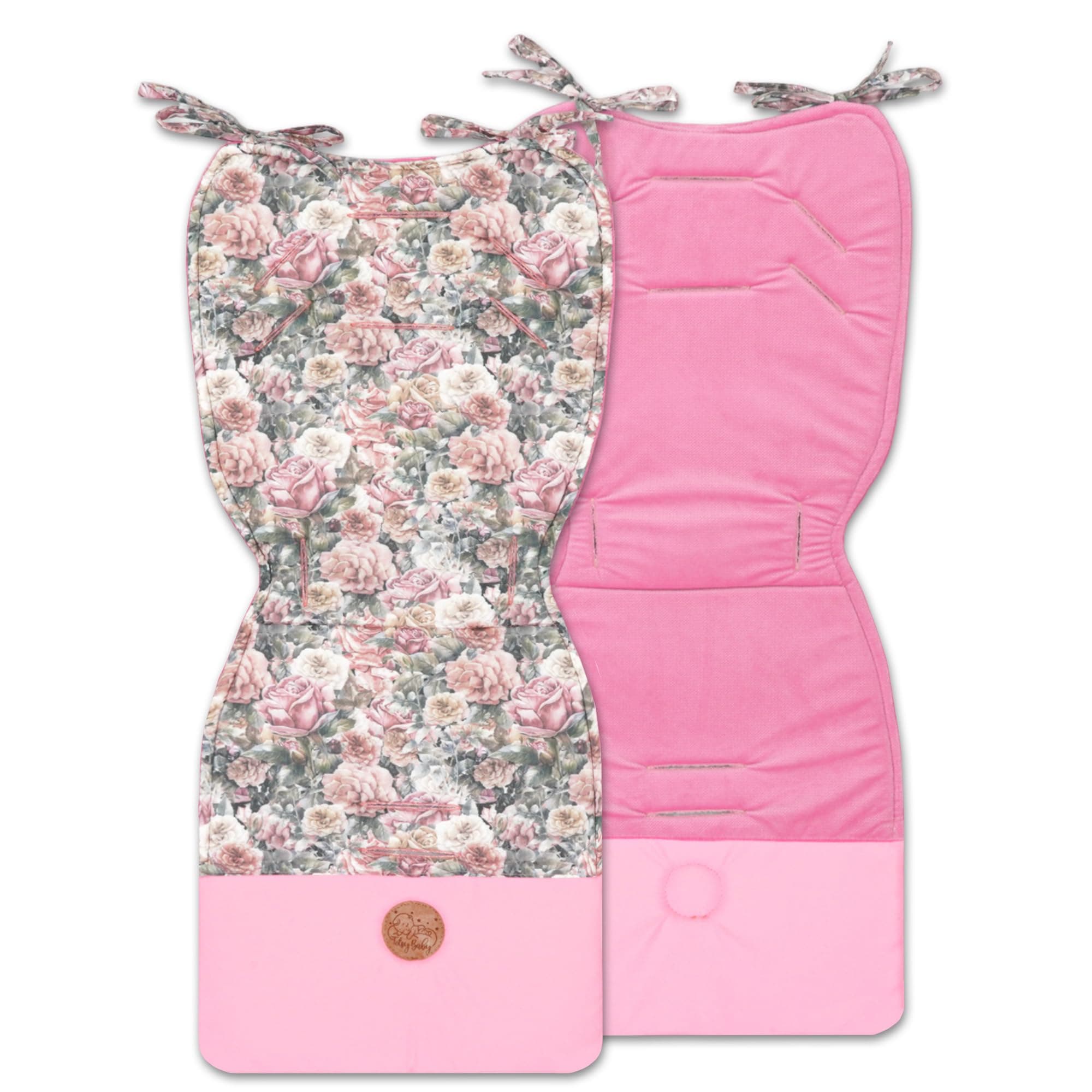 Sitzauflage Buggy Einlage Kinderwagen Zubehör - Blumen Blumen Premium 🌟