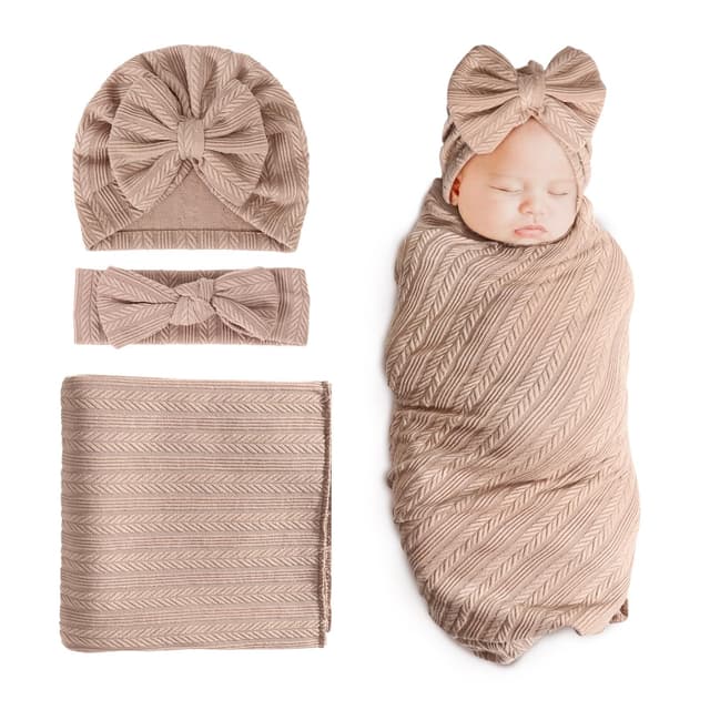 DRESHOW Neugeborenes Empfangsdecke Kleinkind Set 💝