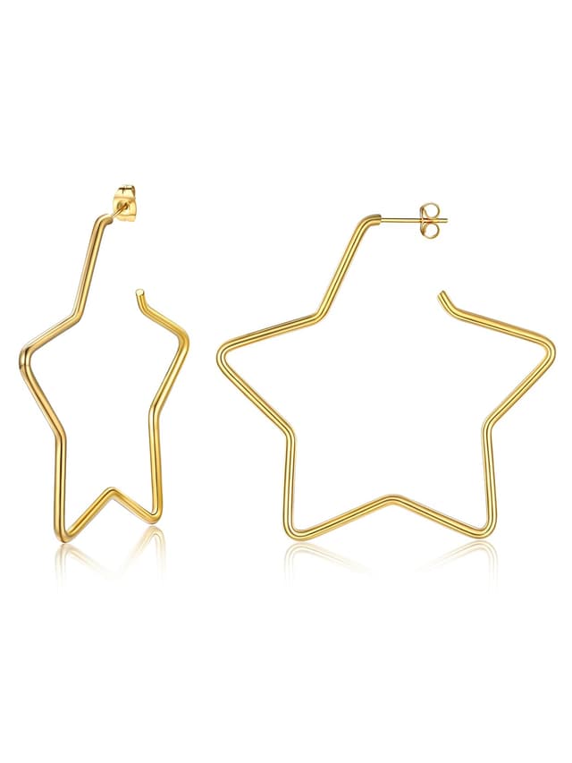 Suplight Damen Statement Ohrringe 18K Gold/Weißgold vergoldet 🌟🌸🍃