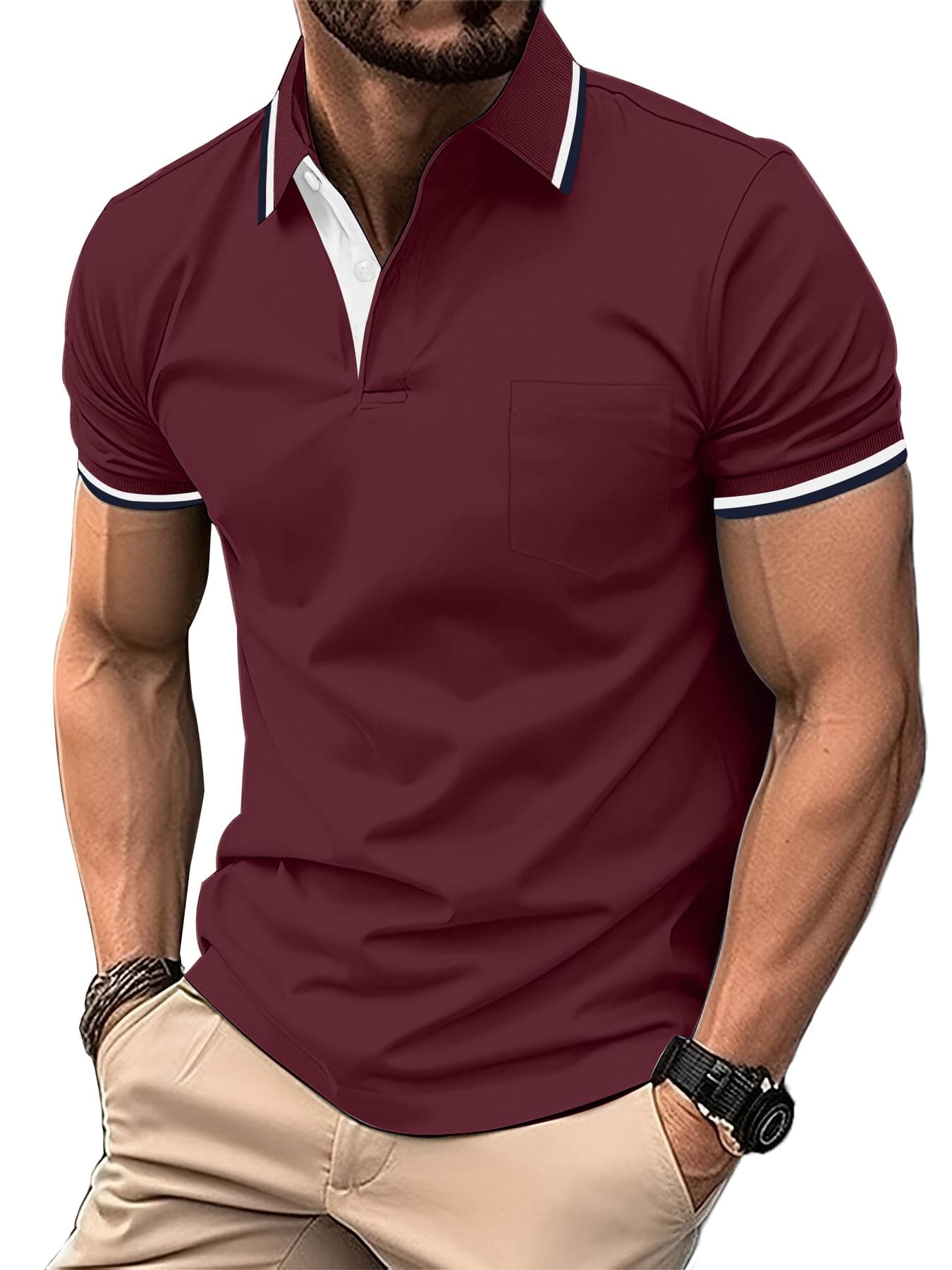 🏌️‍♂️ Zitysport Herren Golf Polo Shirt Atmungsaktiv Kurzarm Tshirt 🏆