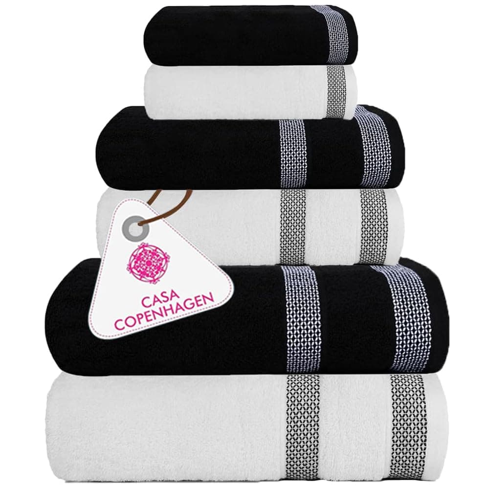 🌟 Casa Copenhagen Solitaire Mix 6-teiliges Handtuchset 🌟