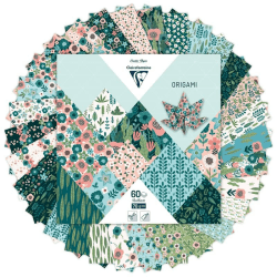 Clairefontaine 95372C - Packung mit 60 Blatt Origami 🌿🌸