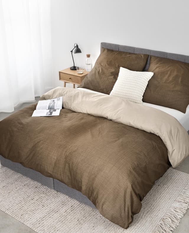 🦁🛏️ Lionto Dibea Renforcé-Wendebettwäsche 4-teiliges Set - Hochwertiges Material und Jahteszeitenvielfalt