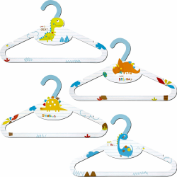 🦕 Dalber KinderKleiderbügel - Dinos Dinosaurier - 8er Pack