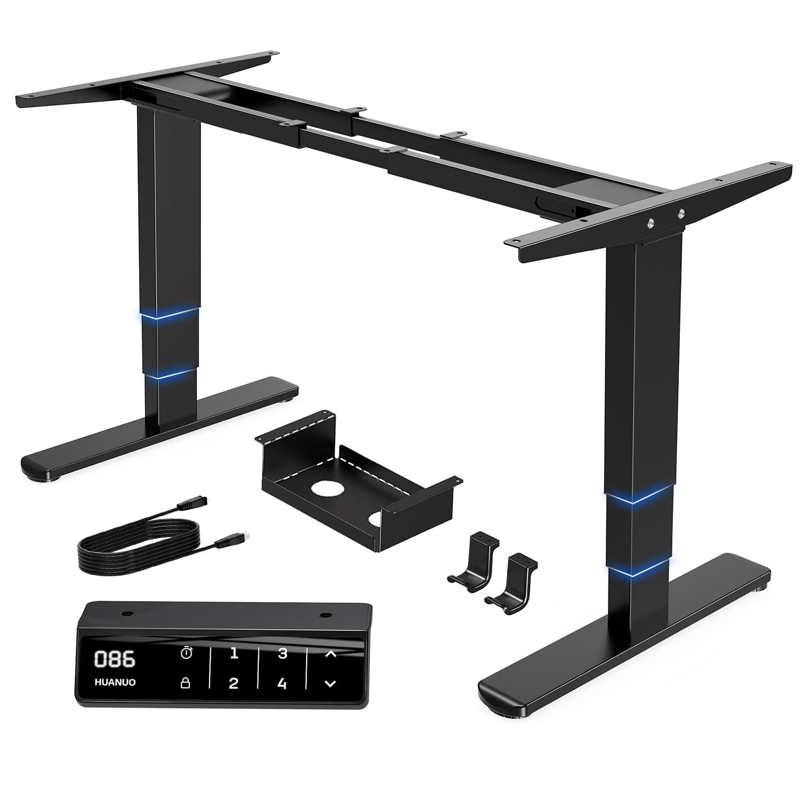 🌟 Mega Deal! HUANUO 3-stufig Schreibtischgestell Höhenverstellbar 🌟
