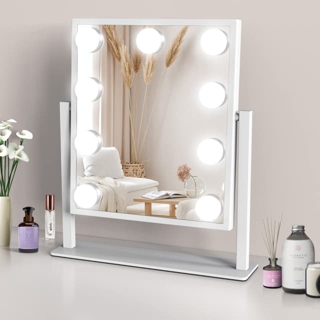 TUREWELL Hollywood Make-up-Spiegel mit Lichtern - Angebot