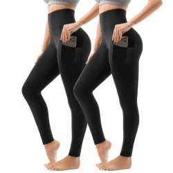 Sanpetix Sport Leggings Damen High Waist 2er Pack 🏋️‍♀️👜