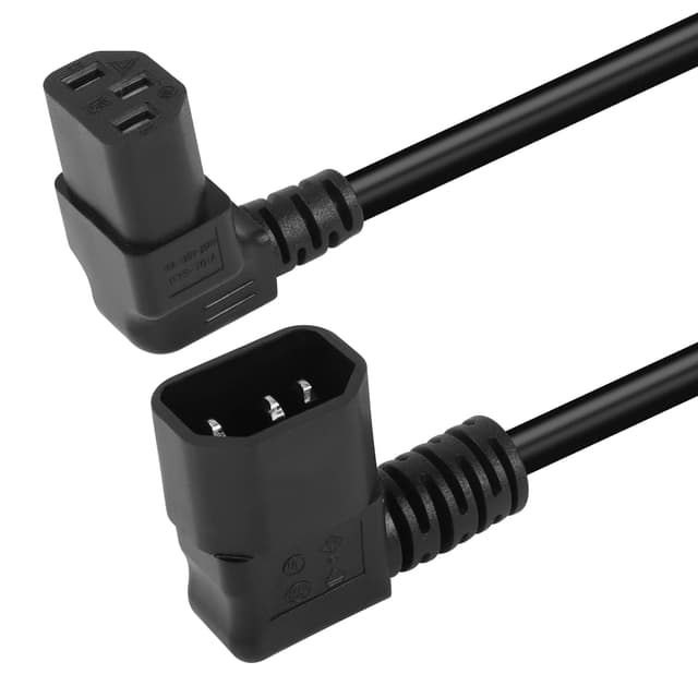 🔌 GELRHONR IEC 320 C14 auf C13 Verlängerungskabel Stromkabel Stecker auf Buchse-50cm