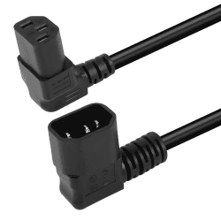 🔌 GELRHONR IEC 320 C14 auf C13 Verlängerungskabel Stromkabel Stecker auf Buchse-50cm