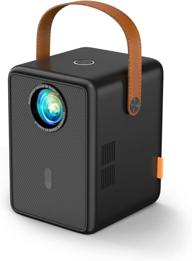 🔥 Angebot: Elektrischer Fokus Beamer 5G WiFi Bluetooth FunFlix G1 Mini Beamer 1080P Full HD Video Beamer 300-Zoll