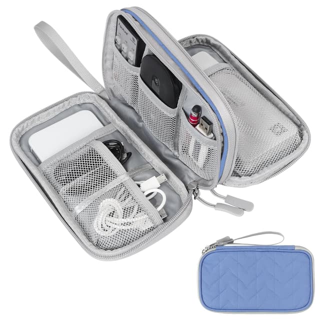 🔌🔵 Skycase Kabeltasche Organizer - Elektronische Accessoires Aufbewahrungstasche 🎒🔋