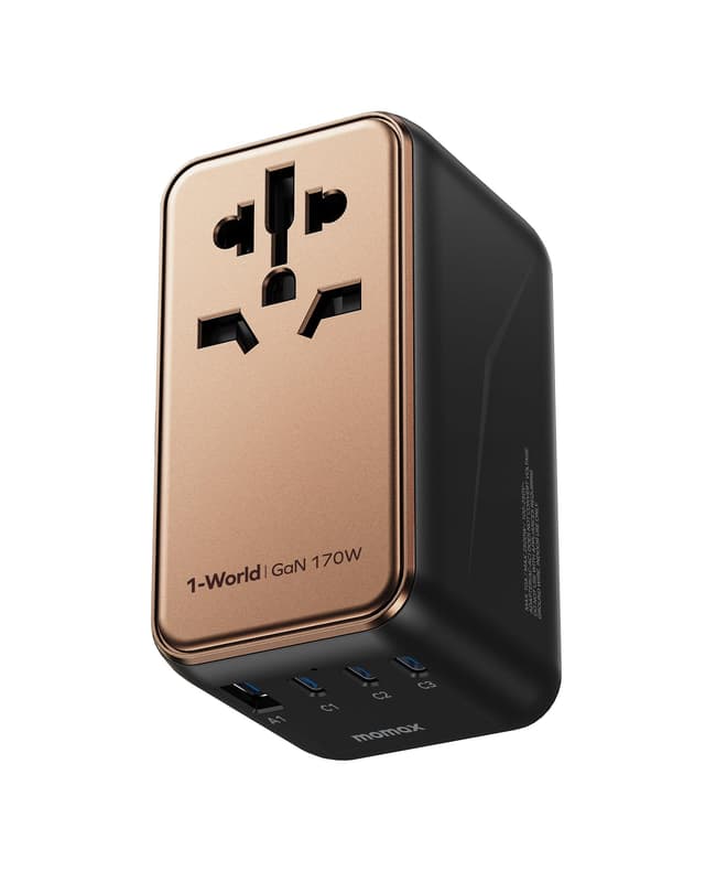 MOMAX Reiseadapter Weltweit, 170W GaN International Universal Adapter 🌍🔌