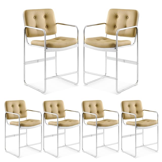 COLAMY Modernes Essstuhl-Set 6er 🪑💚