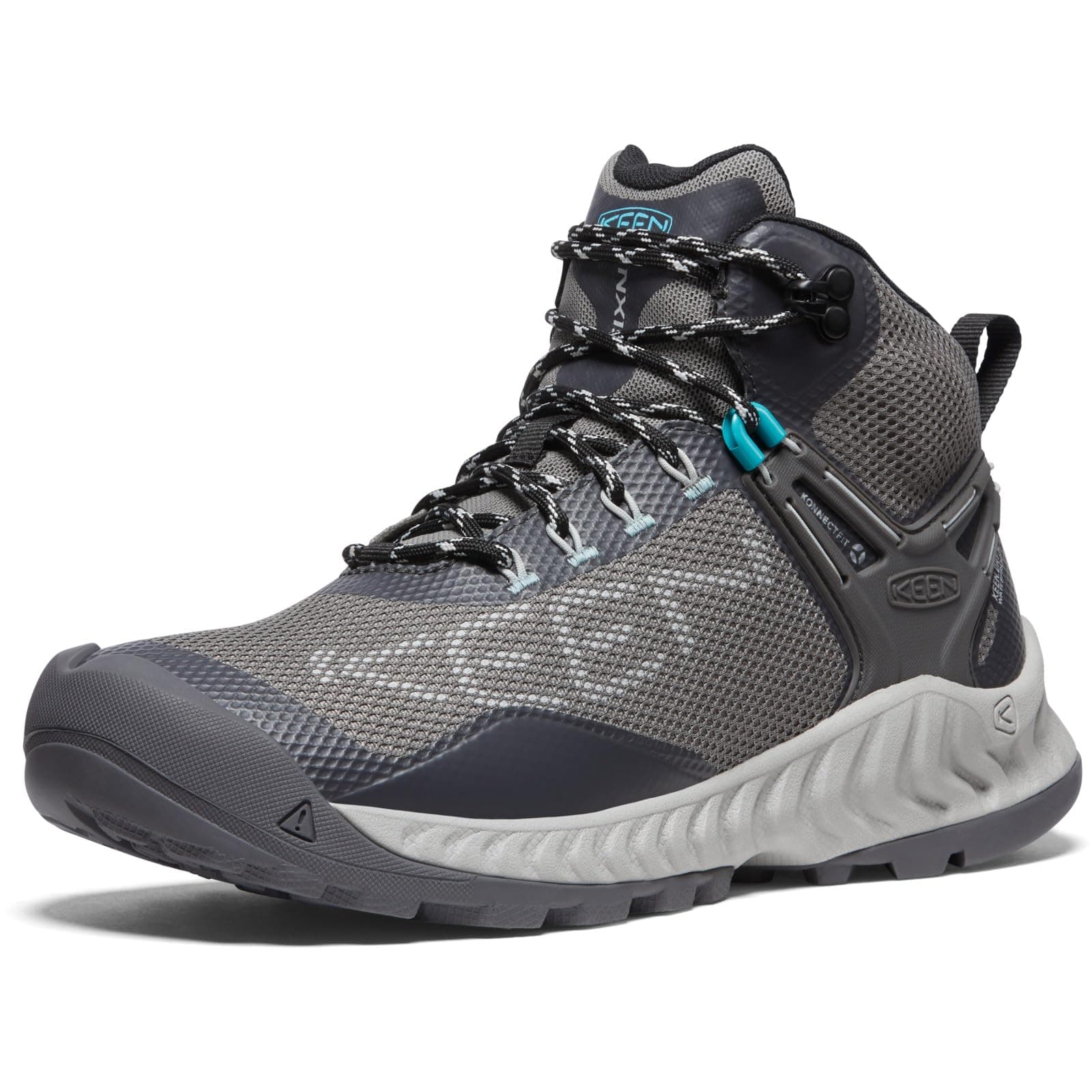 KEEN Damen Nxis Evo Mid Waterproof Wanderstiefel 35 EU Magnet Ipanema ⛰️🥾