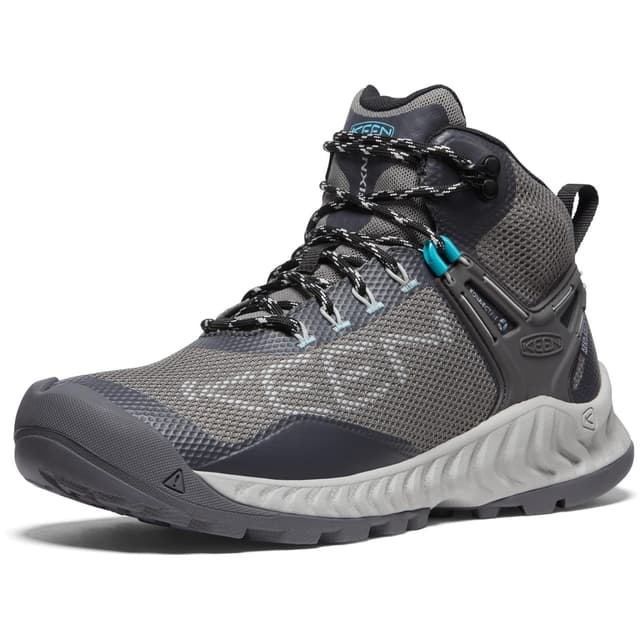 KEEN Damen Nxis Evo Mid Waterproof Wanderstiefel 35 EU Magnet Ipanema ⛰️🥾