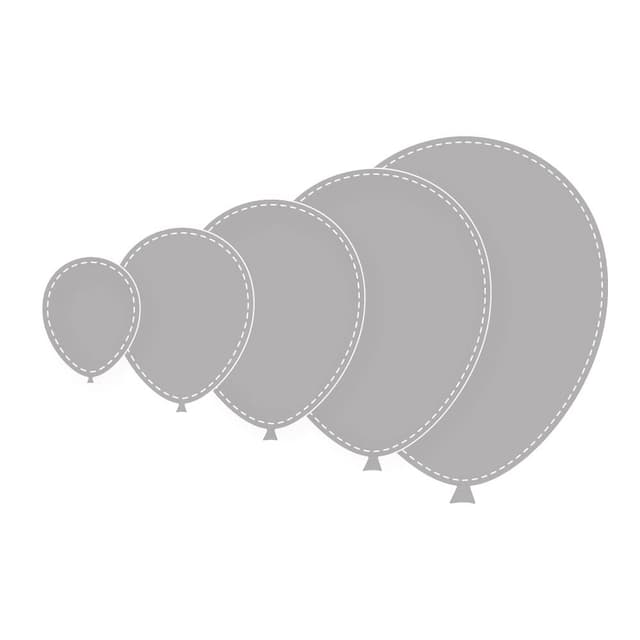 🎈🎈🎈 Rayher Hobby 59237000 Stanzschablonen-Set, Nesting Balloons, 5 Stück, 9,5 x 12 cm - Angebot!
