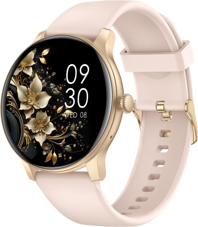 🌟 Angebot! AcclaFit Smartwatch Damen Herren, 1.38 Zoll HD-Display ⌚