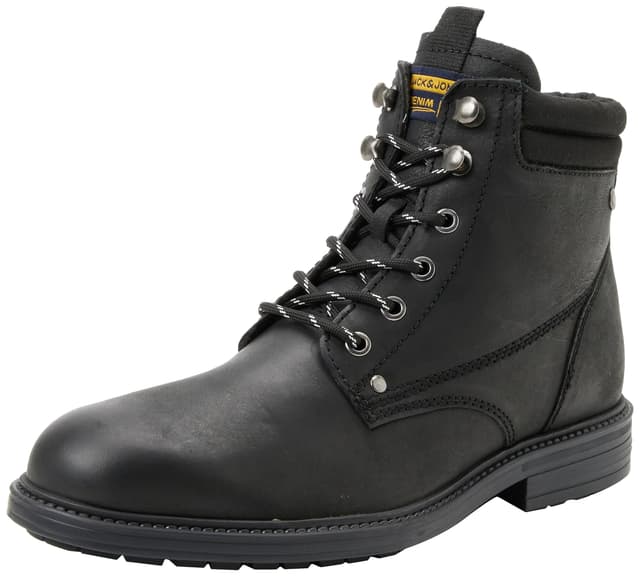 👞 Rindsleder Schnürstiefelette für Herren 🌟 41 EU Anthrazit