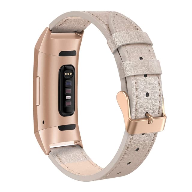 Tuocal Echtlederarmband für Fitbit Charge 3/4 🌟 Aktivitäts Tracker Damen/Herren