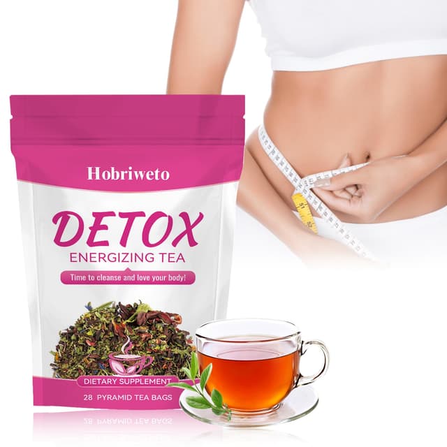 🍵 28 Tage Detox Tee | Natürliche Entgiftung & Gewichtsverlust 🌿