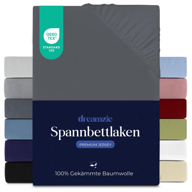 Dreamzie Premium Spannbettlaken 160x200 cm - Luxuriöser Komfort und Premium-Qualität 🌟
