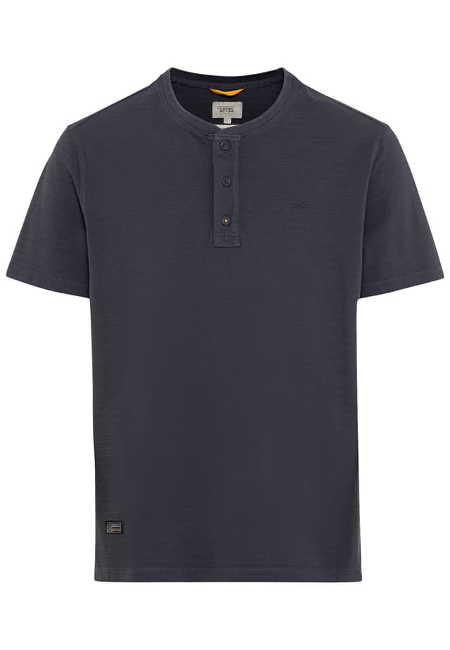 🔥 Mega Deal! Camel Active Herren Kurzarm Henley in Dunkelblau 🐪👕