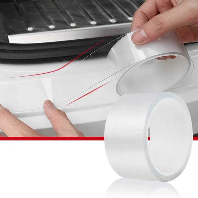 🚗🏍️🚲 Skymico Lackschutzfolie 5cmx10m für Auto, Motorrad, Bike - Schutzfolie Transparent, Selbstklebend, Autofolie 5cm × 10m