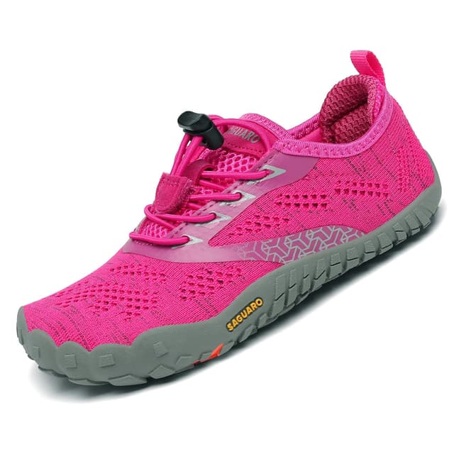 👟 SAGUARO Kinder Barfußschuhe Schnell Trocknend Badeschuhe, 24-36 EU 30 EU Rot - SALE