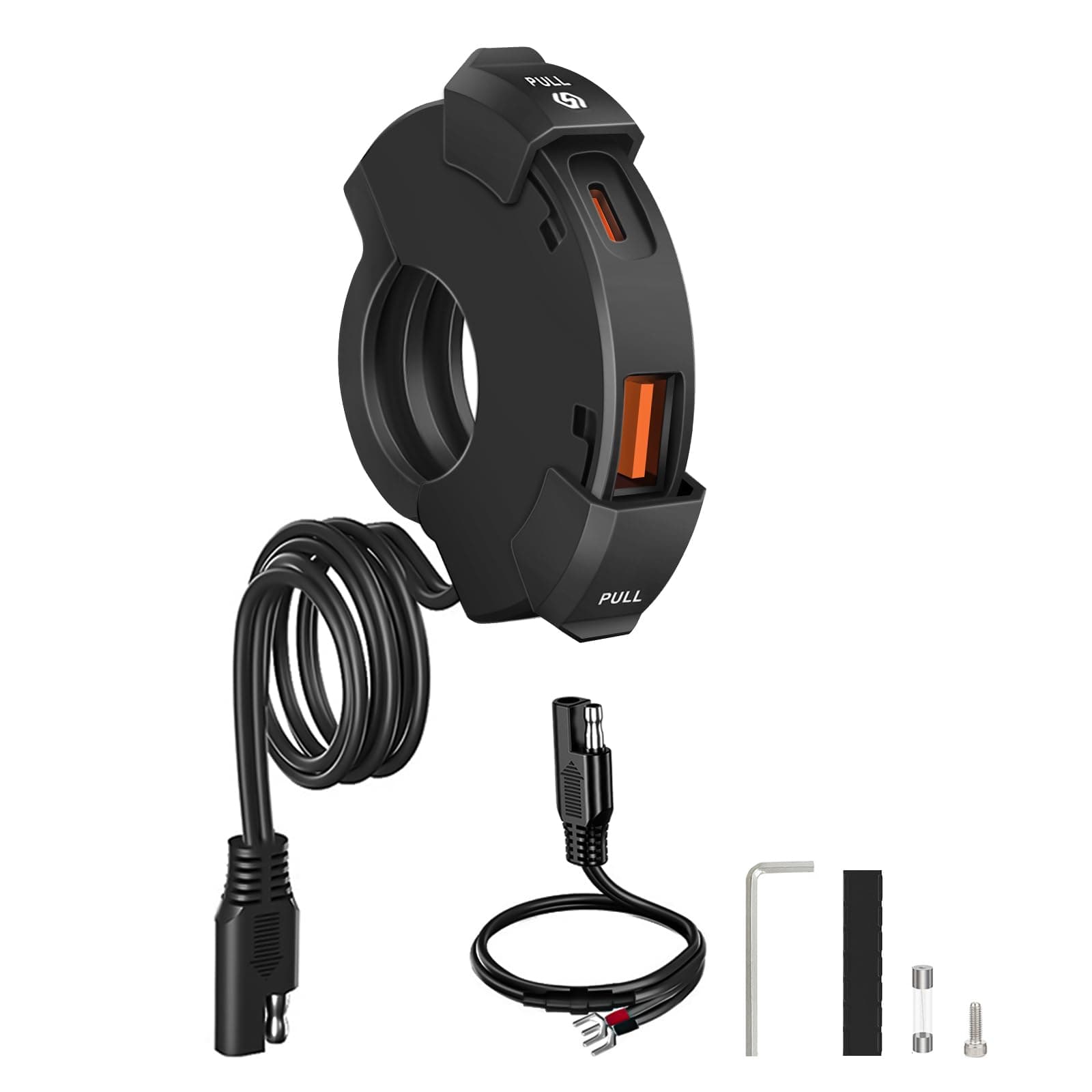 Motorrad USB Steckdose mit PD-Schnellaufladung 🏍️