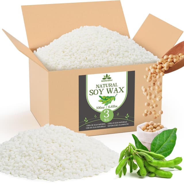 Premium Sojawachs für Kerzen 3KG 🕯️🌿