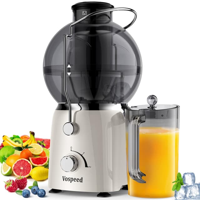 🍏🥕🍉 Vospeed-Entsafter 1400W Obst- und Gemüse-Entsafter 🍹🥦🍎