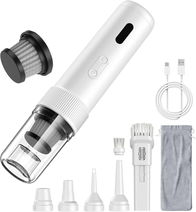 🌟 Topipop Handstaubsauger -21000Pa 5-in-1 Akku Autostaubsauger 🚗