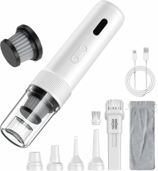 🌟 Topipop Handstaubsauger -21000Pa 5-in-1 Akku Autostaubsauger 🚗
