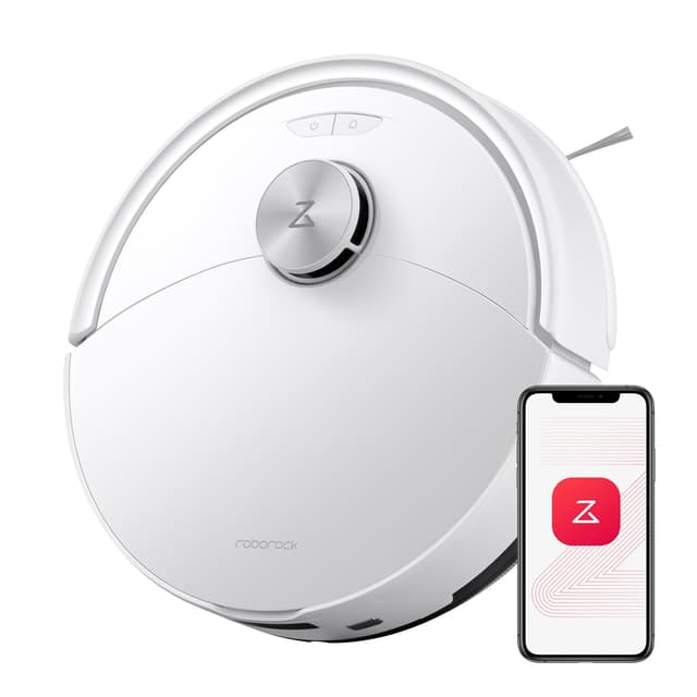 🤖🌪️ Roborock Q10 S5 Saugroboter mit Wischfunktion, 10.000 Pa HyperForce Saugkraft, Dual Anti-Tangle System, Auto Lifting Mopping (Weiß) Roborock Q10 S5 Weiß