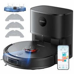 Airzeen Saugroboter mit Wischfunktion Q10 Pro Schwarz 🤖🧹