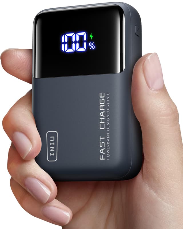 INIU Power Bank 25000mAh 100W - Schnellladen für Handy & Laptop ⚡🔋