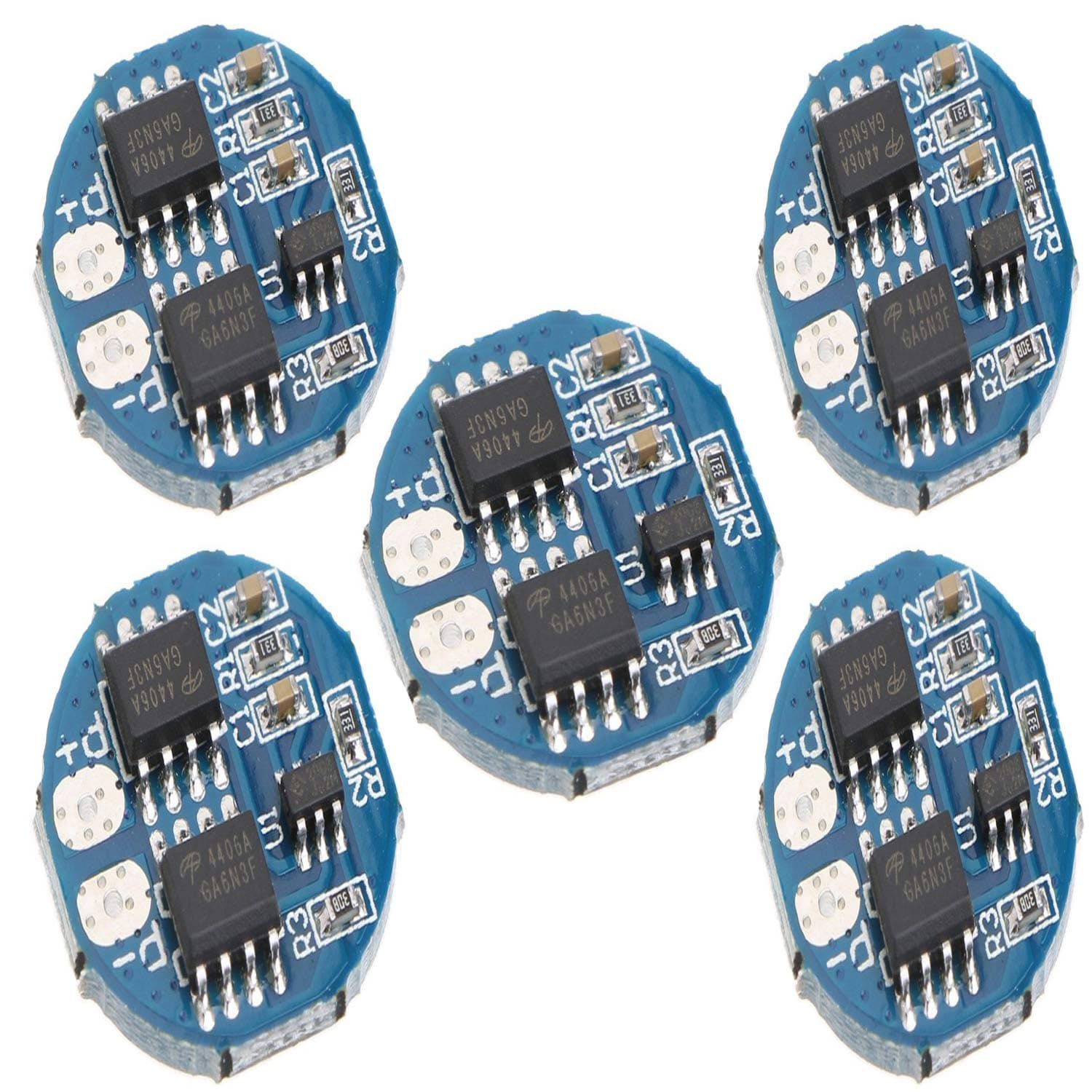 🔋🔌 5 Stück 2S 5A Li-Ion Lithium-Akku 7,4V 8,4V 18650 Ladegerät-Schutzplatine BMS pcm DIY Kit