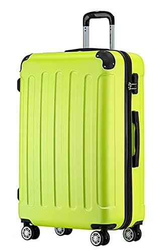 🌟 Großer Koffer in Grün XL-L-M | BEIBYE Zwillingsrollen Hardcase Reisekoffer Trolleys Hartschale