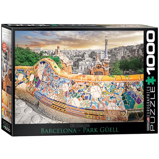 🧩 Eurographics 1000 Teile - Barcelona Park Güell Puzzle Angebot! 🎉