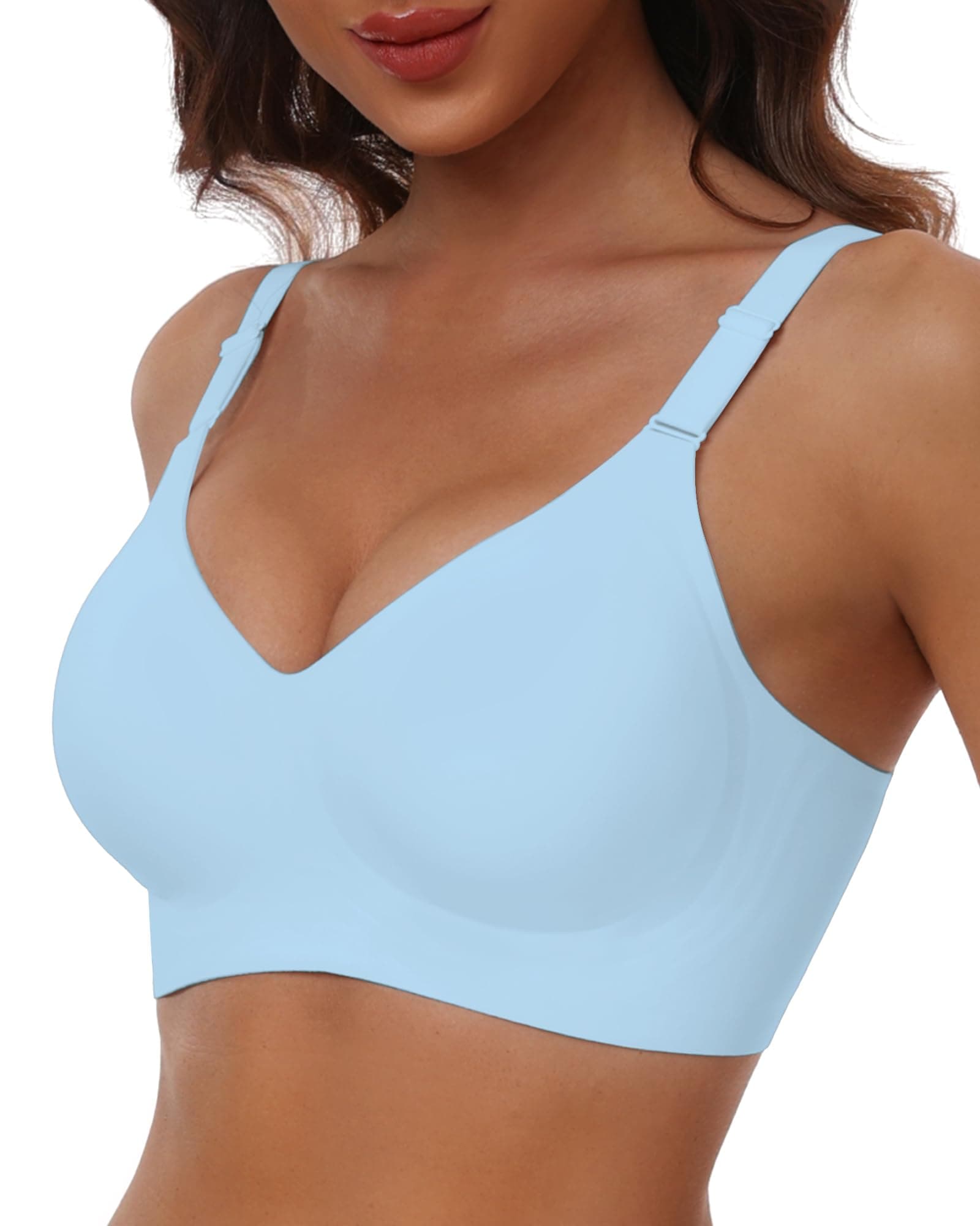 🌟 HORISUN Bequemer Nahtloser BH mit Vollständiger Abdeckung für Damen - 19.99€