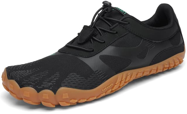 👟 SAGUARO Unisex Minimalistische Barfußschuhe Traillaufschuhe Atmungsaktiv Schnell Trocknend Badeschuhe 45 EU Schwarzes Pech - Angebot!