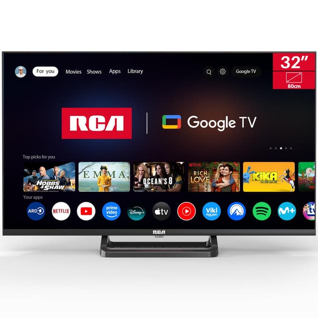 🔥 Super Angebot! RCA SRG32HQ1C Smart TV 32 Zoll Google TV HD - nur 144.49€