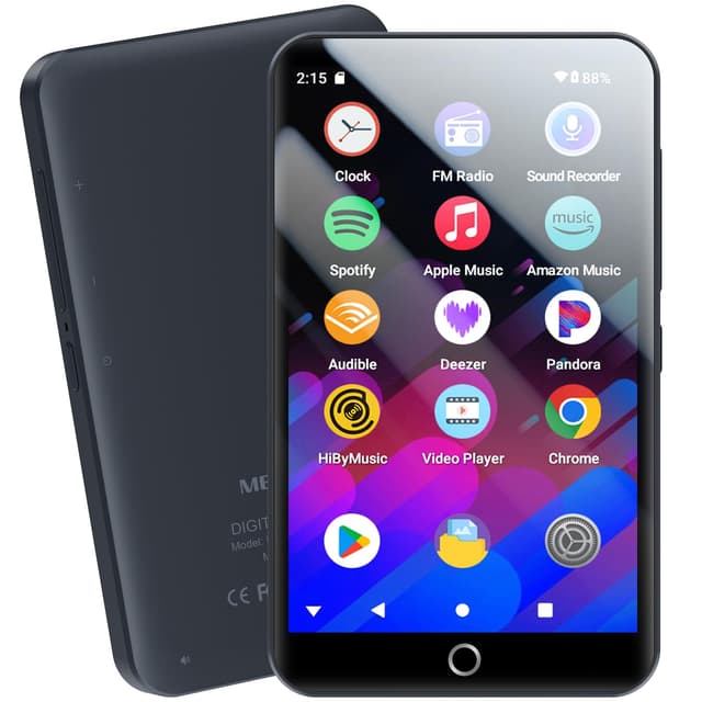 96GB MP3 Player Spotify mit WiFi Bluetooth, 4 Zoll Touchscreen, Android 13 MP4 Player 🚀