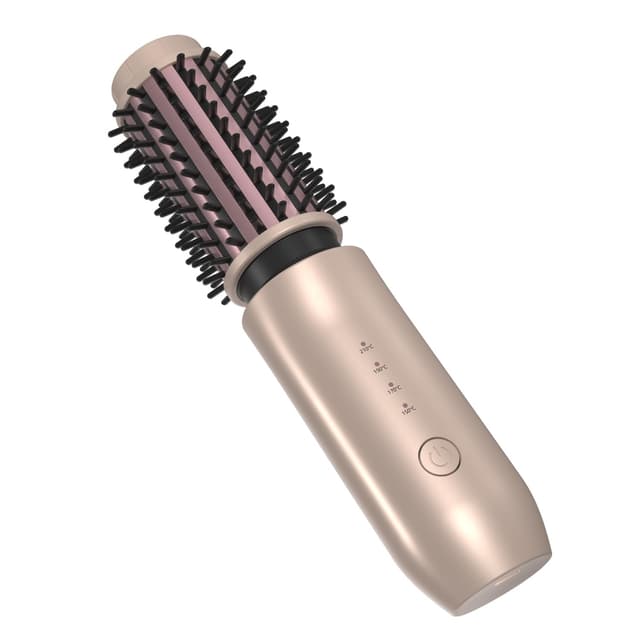 🌟 Dricar Kabellose Lockenstabbürste: Tragbare Reise Lockenstab Große Locken - Gold 🌟