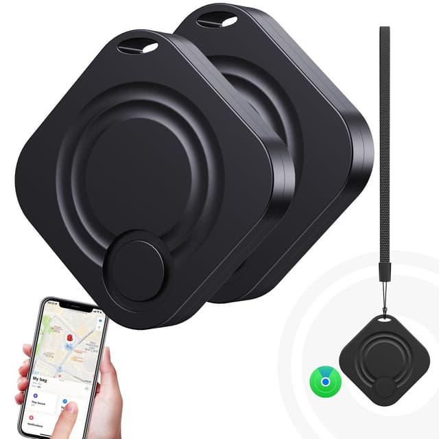 🔍 Air Smart Tracking Tag 2er Pack - Bluetooth Schlüsselfinder für iOS