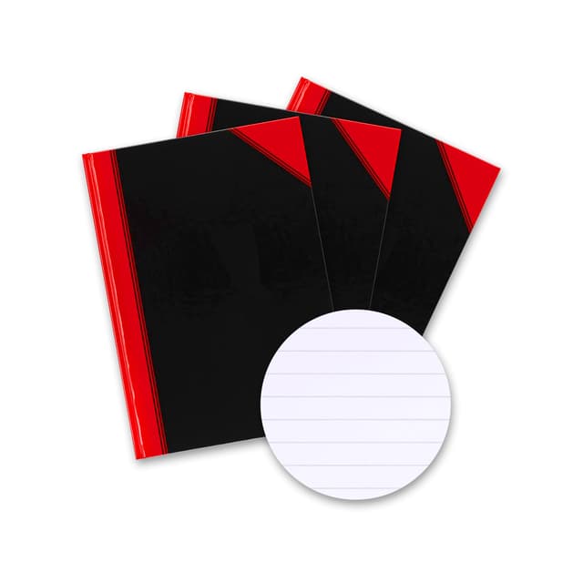 📓🖊️ Angebot: Bantex Notizbuch A5 liniert, 192 Seiten, 70 g/m², Hardcover, schwarz, 3 Stück