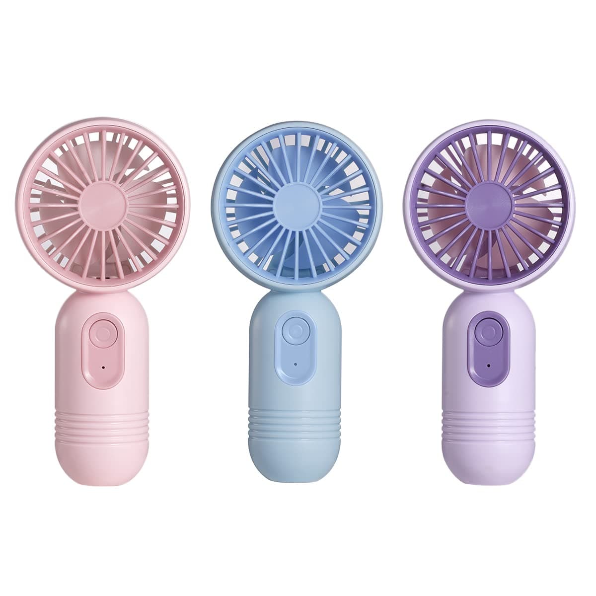 🌬️ 3 Pack Handventilator Mini Ventilator klein USB - Sommerbegleiter für unterwegs! 💨