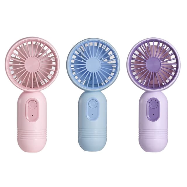 🌬️ 3 Pack Handventilator Mini Ventilator klein USB - Sommerbegleiter für unterwegs! 💨