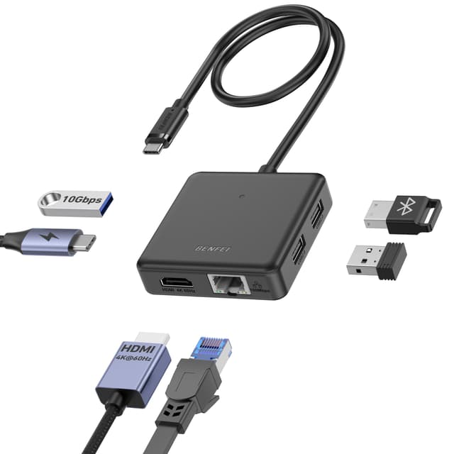 BENFEI USB C Hub 6-in-1 mit HDMI (4K@60Hz) 🌟 Deal des Tages 🌟
